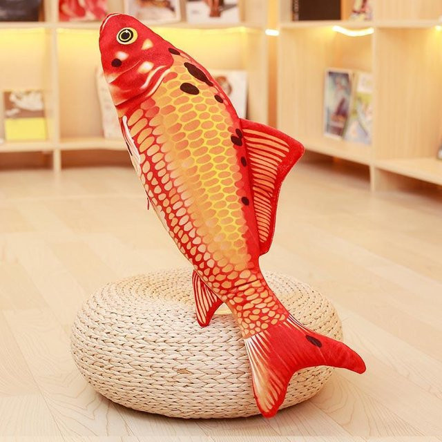 Yiran toy Koi Plüschtier, Weiche Fischpuppe, 60cm - Bild 1