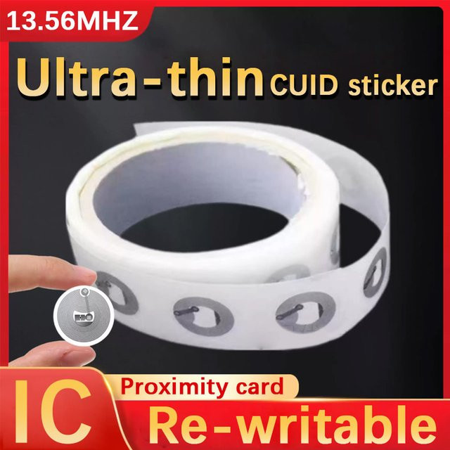 IC-Label-Aufkleber als kopierbare CUID-NFC-Zugangskarte für Mobiltelefone und Aufzüge - Bild 1