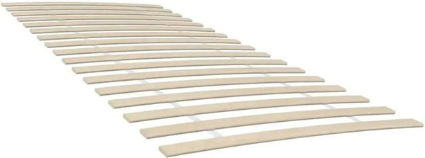 2er Set vidaXL Lattenroste aus Pappelholz mit 34 gewölbten Federlatten, Braun, B: 100 cm, L: 200 cm
