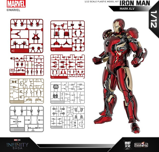 Fondjoy Marvel Iron Man Mk45/Mk46, Actionfiguren, Montagemodell - Bild 1
