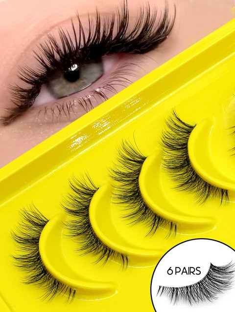 Veltrinay Künstliche Wimpern, 3D, Unisex - Bild 1