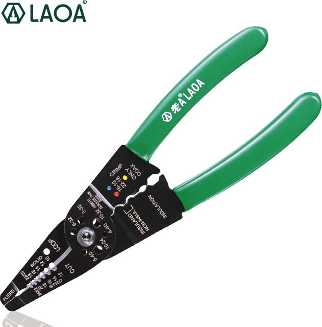 Laoa Abisolierzange und Kabelschneider 8 Zoll - Bild 1