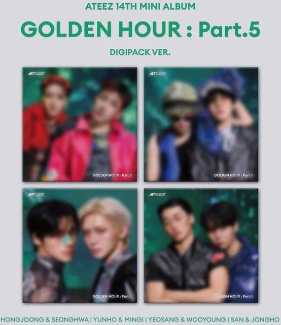 ATEEZ 14. Mini-Album GOLDENE STUNDE : TEIL.5 DIGIPACK UNIT YUNHO & MINGI CD - Bild 1