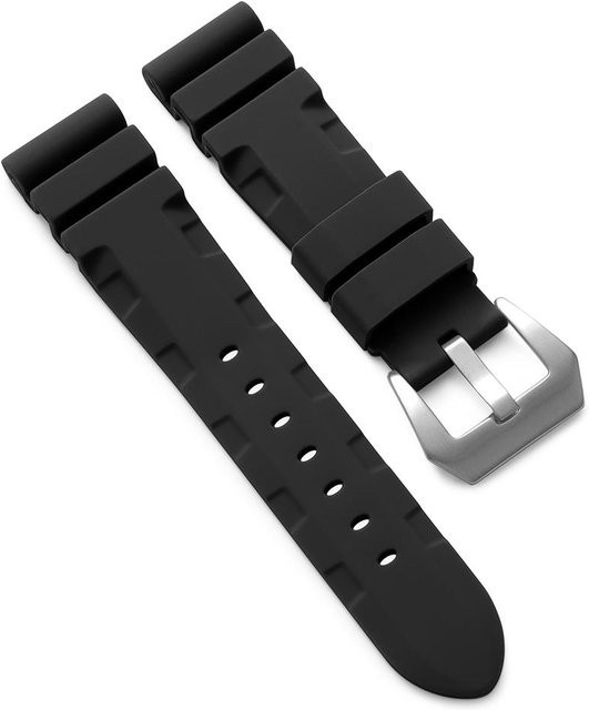 Panerai Uhrenarmband Silikon, Schwarz, Unisex - Bild 1
