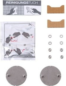 Keuco Klebe-Set Edition 90 Typ 2 in Silber mit 2 Befestigungsplatten und Klebepack - Bild 1