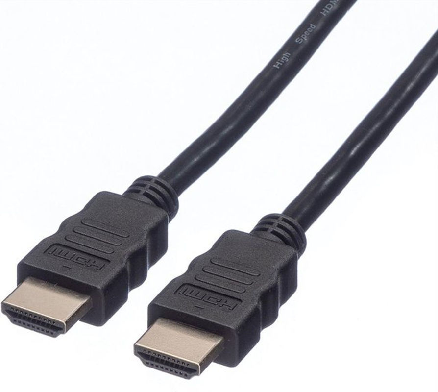ROLINE HDMI Anschlusskabel Typ A in Schwarz, 7,5 m Länge, 4K UHD, geschirmt - Bild 2