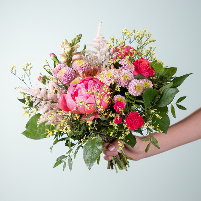 BLUME2000 Bouquet Sommer pink lightpink - Bild 1
