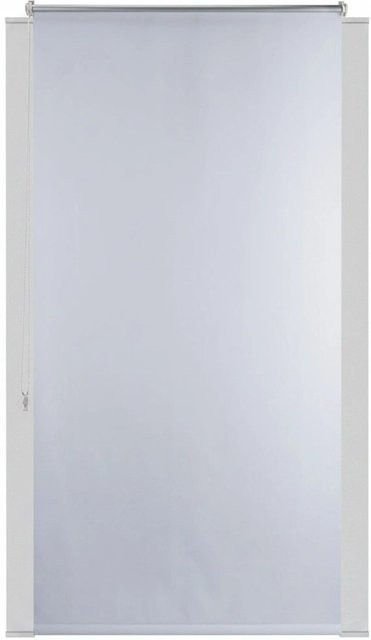 Relaxdays Thermo Verdunklungsrollo aus Stoff in Weiß, blickdicht, B/H: 100 x 160 cm - Bild 1