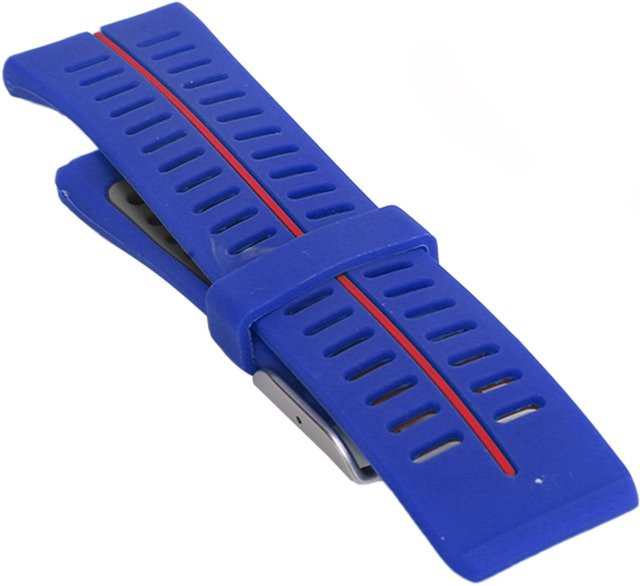 Uhrenarmband Silikon, Blau Rot, Unisex, mit Nadel-Demontagewerkzeug - Bild 1
