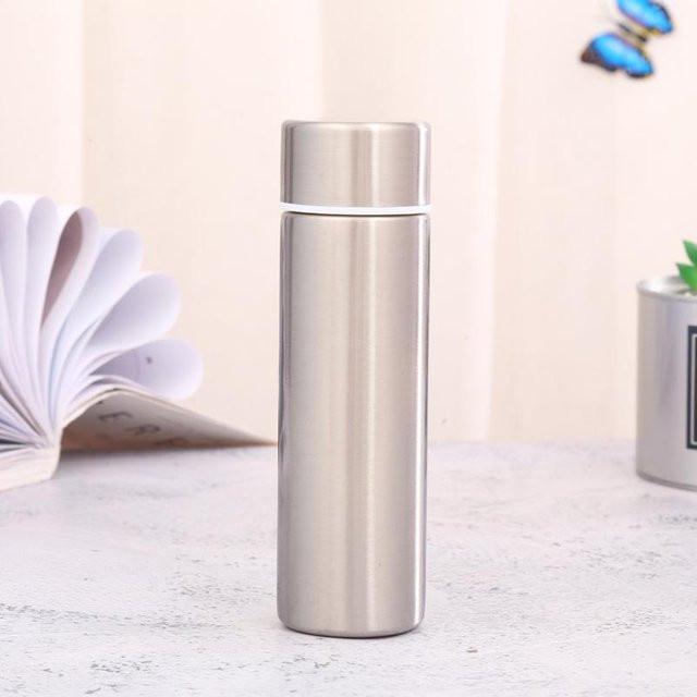 Mini-Thermosbecher von Yiran Furniture aus Edelstahl, tragbarer Taschen-Wasserbecher mit 130 ml Volumen - Bild 1
