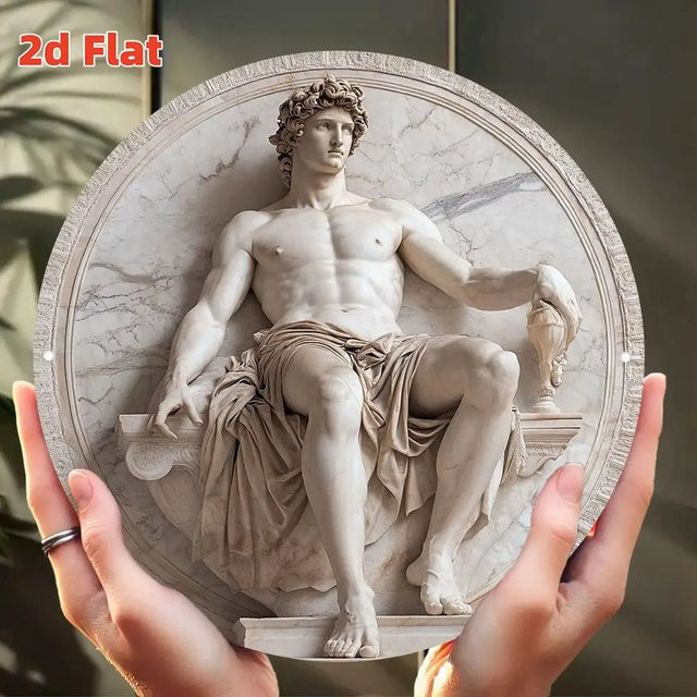 Antike griechische Mythologie-Skulptur als Wandkunst in klassischem Design von Potdemiel - Bild 1