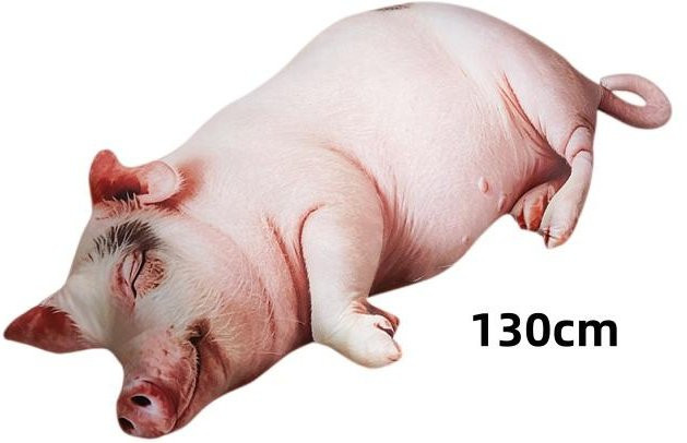 Yiran Health & Beauty Schwein Plüschtier, Kuschelkissen, Rosa - Bild 1