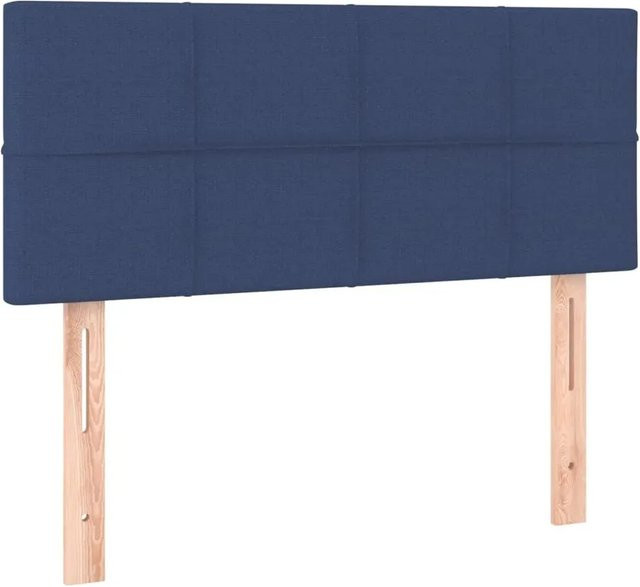 vidaXL LED Kopfteil Blau mit USB-Ladeanschluss und integrierter Beleuchtung, B/T/H: 90 x 5 x 78-88 cm - Bild 1
