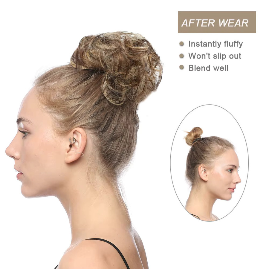 Jeedou Chignon-Dutt Donut-Pad, Haar-Accessoire für Damen - Bild 2