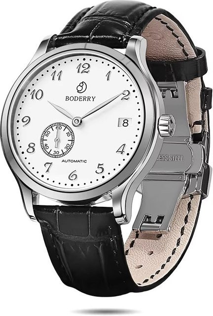 BODERRY Armbanduhr Automatik, Edelstahl, 40 mm, Herren - Bild 1