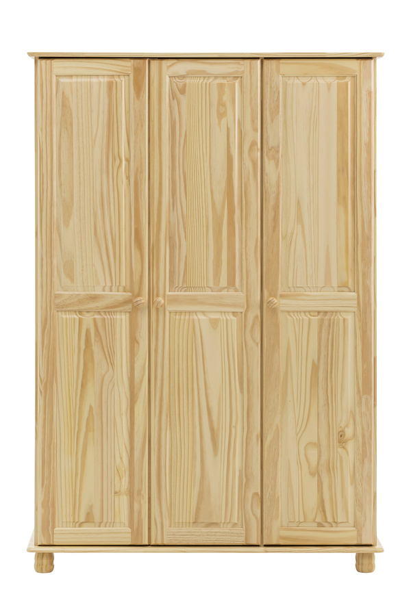 Kleiderschrank SIT-Möbel 19000-70 aus Kiefernholz in Braun und Beige, B/T/H: 120 x 52 x 178 cm - Bild 1