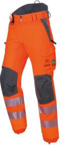 Kübler Schnittschutzhose REFLECTIQ PSA in Warnorange/Anthrazit, Größe M - Bild 1