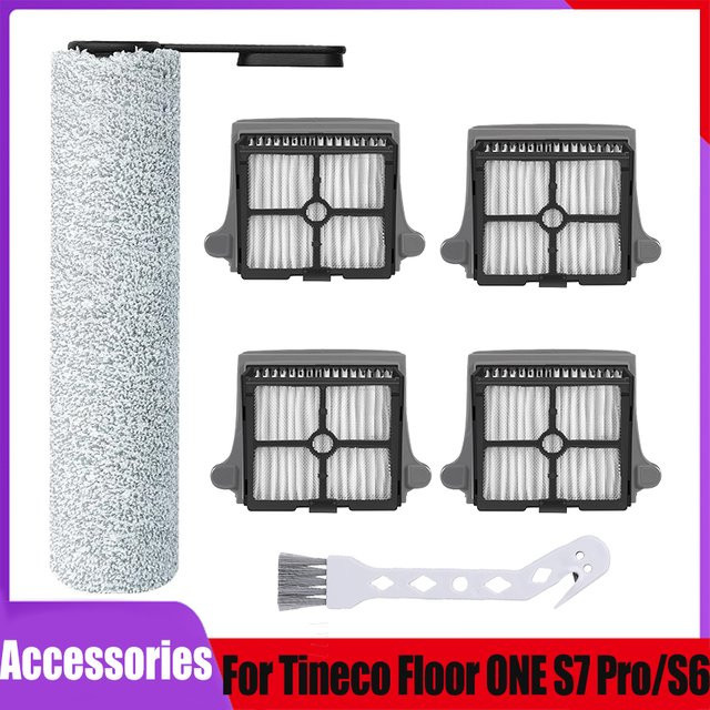 Tineco Zubehör Set mit Rollenbürste und HEPA-Filter für Floor ONE S7, S7 Pro, S6 und 3.0 Akku-Staubsauger - Bild 1
