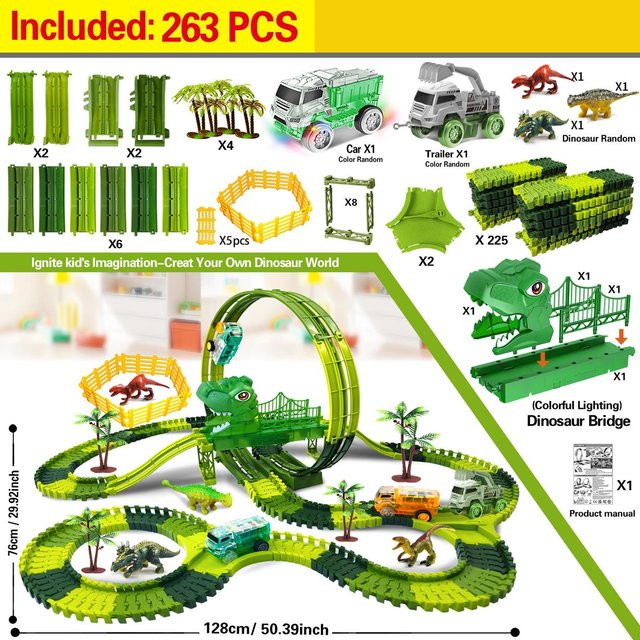 Linyi toy car Magische Kletterbahn Ingenieurauto, Pädagogischer Zugset, ab 6 Jahre - Bild 1