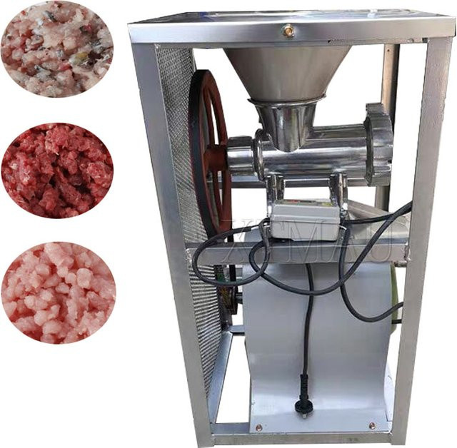 Elektrischer Fleischwolf von XTMAU mit 2200W in Silber aus Edelstahl für Fleisch, Fisch und Knochen - Bild 1