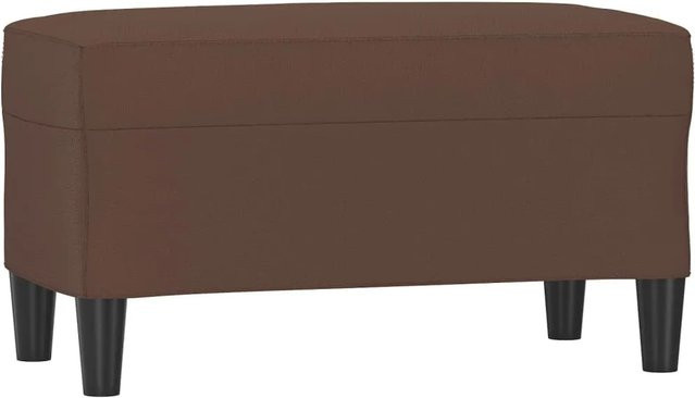 vidaXL Sitzbank aus Kunstleder in Braun, B/T/H: 70 x 35 x 41 cm - Bild 1