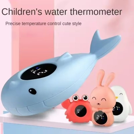 Digitales Baby Badewasser Temperatur Messgerät mit LED-Anzeige und Schwimmfunktion im Cartoon-Design - Bild 1