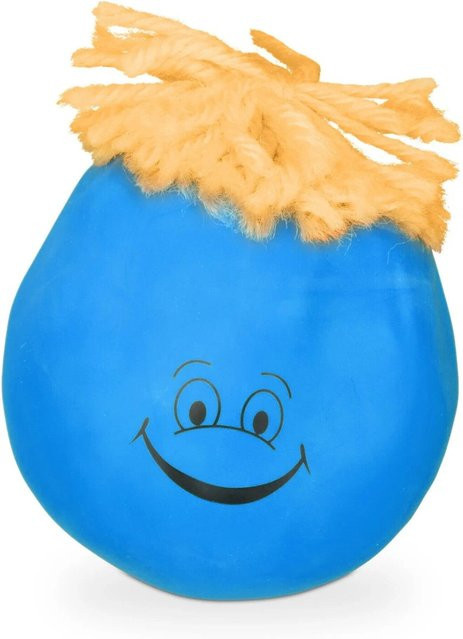 Relaxdays Knautschball, Maismehl und Latex, Bunt, Antistress, 6 cm - Bild 1