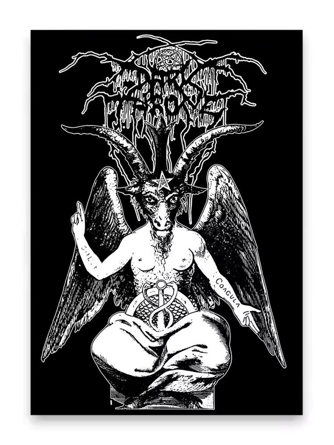Darkthrone Classic Poster Wanddeko in Schwarz-Weiß für dein Zuhause - Bild 7