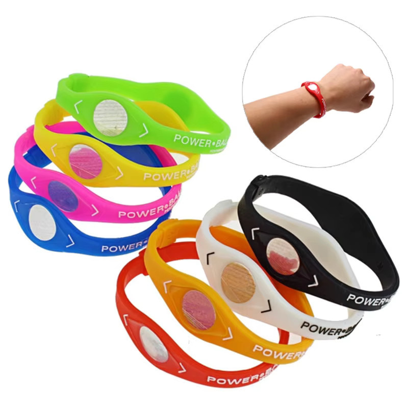 Power Balance Armband, Silikon, Schwarz, Unisex - Bild 2