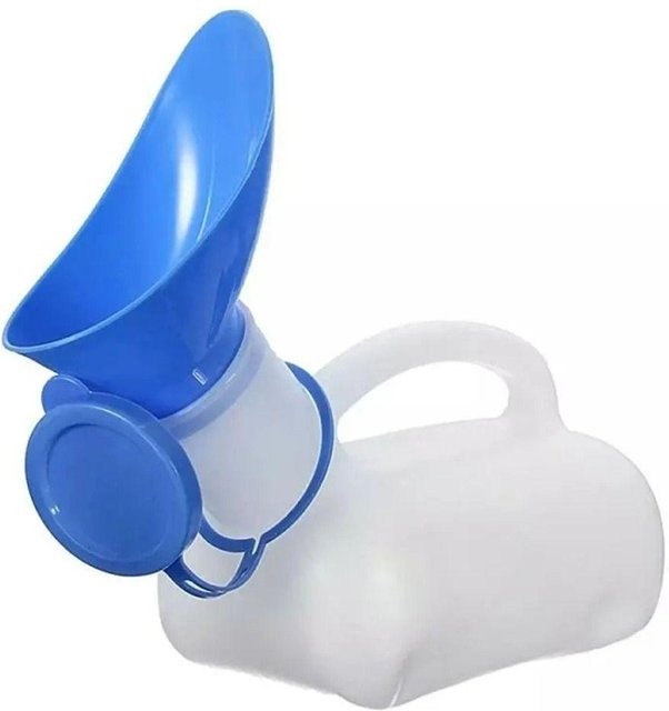Ruishi Mobile Toilette Urinflasche für Auto, Camping und Wandern, Blau, 1000 ml - Bild 1