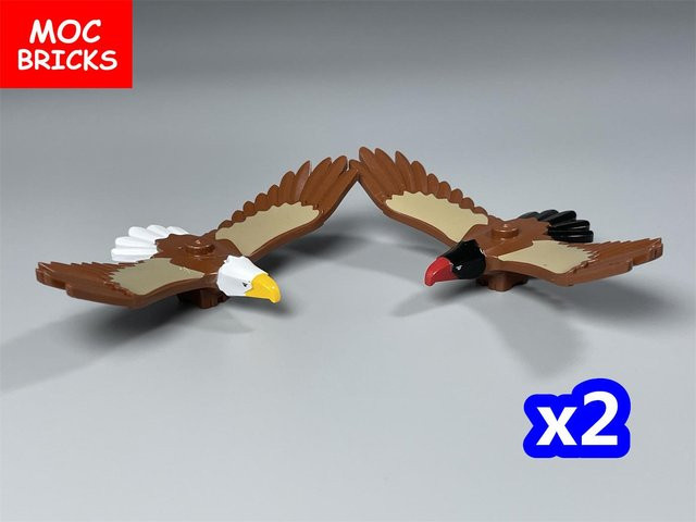 Yiran Toy Adler Vogel Tier Konstruktionssteine 4-teiliges Set - Bild 1