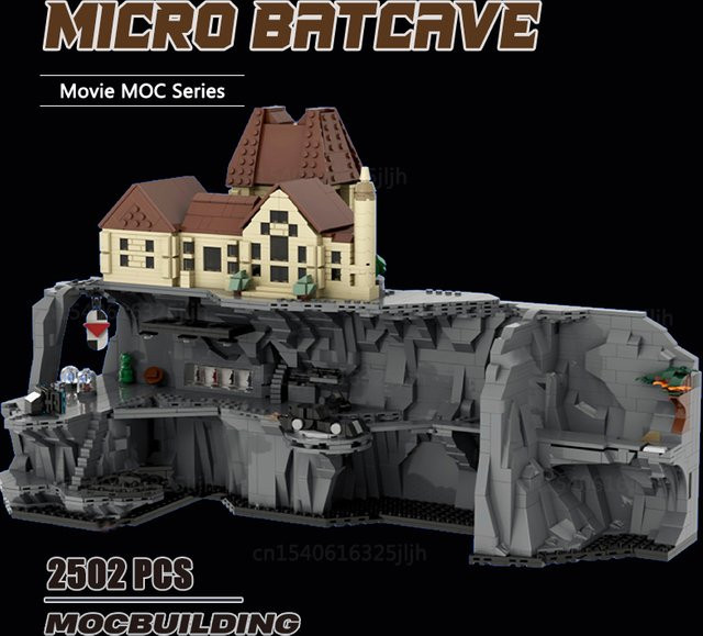 MOCBUILDING Micro Batcave Technologie Ziegel, Bausteine, Modell - Bild 1