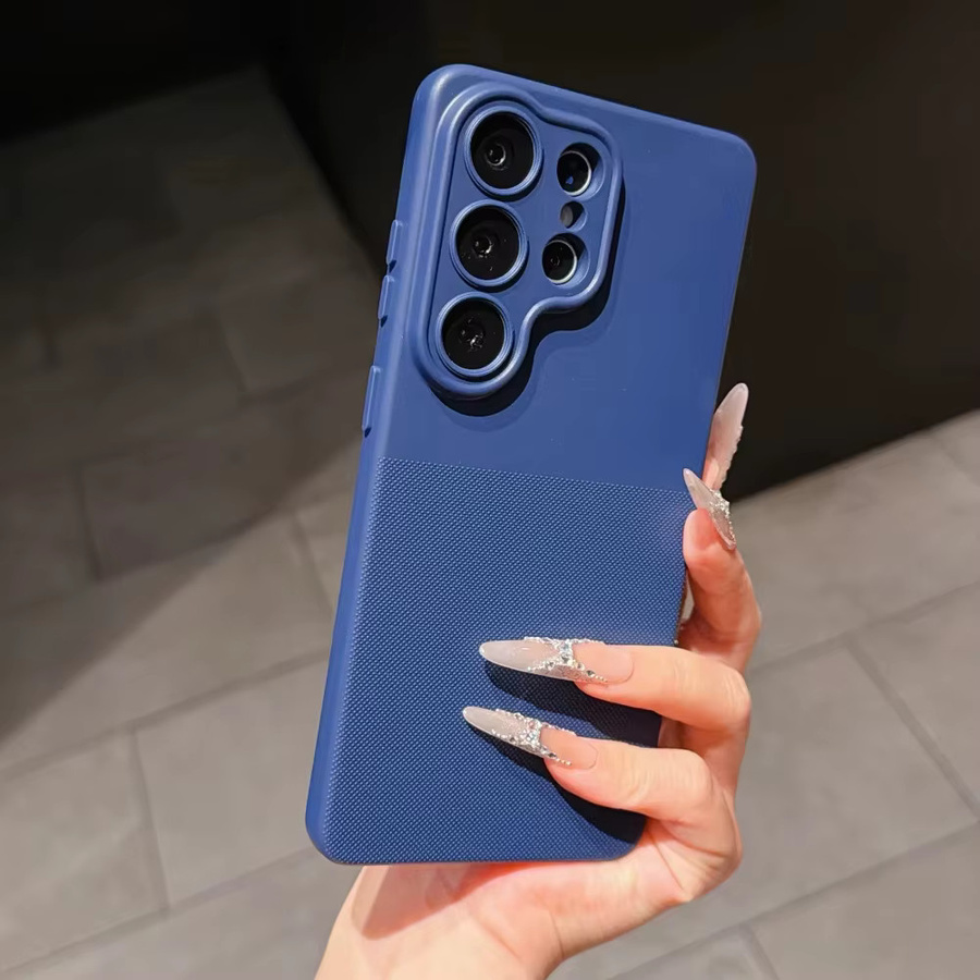 Matte Dot Anti-Rutsch Handyhülle für Samsung S26 Ultra S25 S24 S23 A56 5G A57 A17 A16 A07 A37 A05 A34 A35 A36 A54 A55 A06 A37 Cover in Schwarz - Bild 3