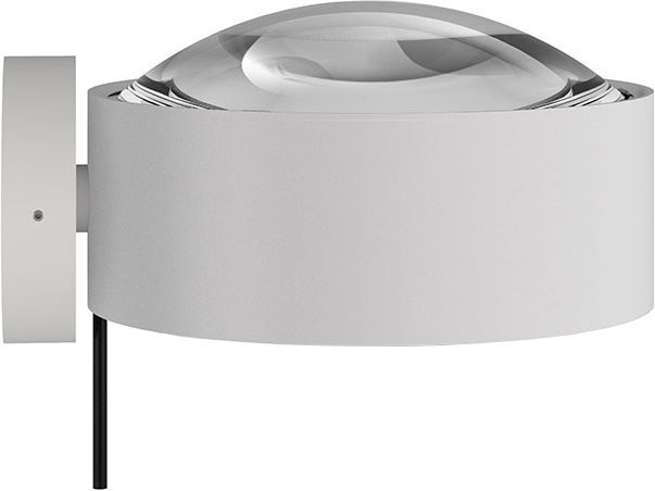 Top Light Puk! 160 Wall Avantgarde LED-Wandleuchte in Weiß Matt mit Glaslinse Klar und warmweißem Licht (2700K) - Bild 1