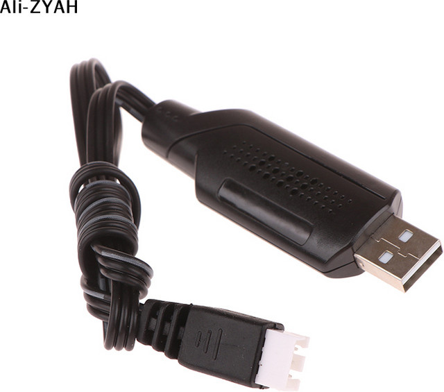 JETTING USB-Ladegerät für 7,4V 2S LiPo-Akkus mit XH-3P Anschluss, Schwarz - Bild 1