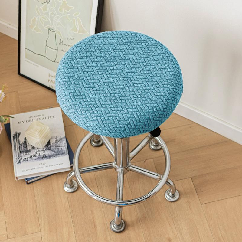 Runder Hockerbezug von Yiran Furniture aus Polyester für Drehstühle und Sitzbänke, Durchmesser: 30 cm - Bild 1