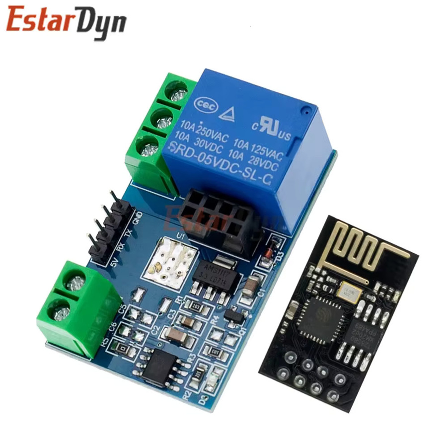 Estardyn ESP8266 WiFi-Relaismodul 5V 10A Smart Switch für IoT App Fernbedienung und Smart Home Automation AC 250V - Bild 2