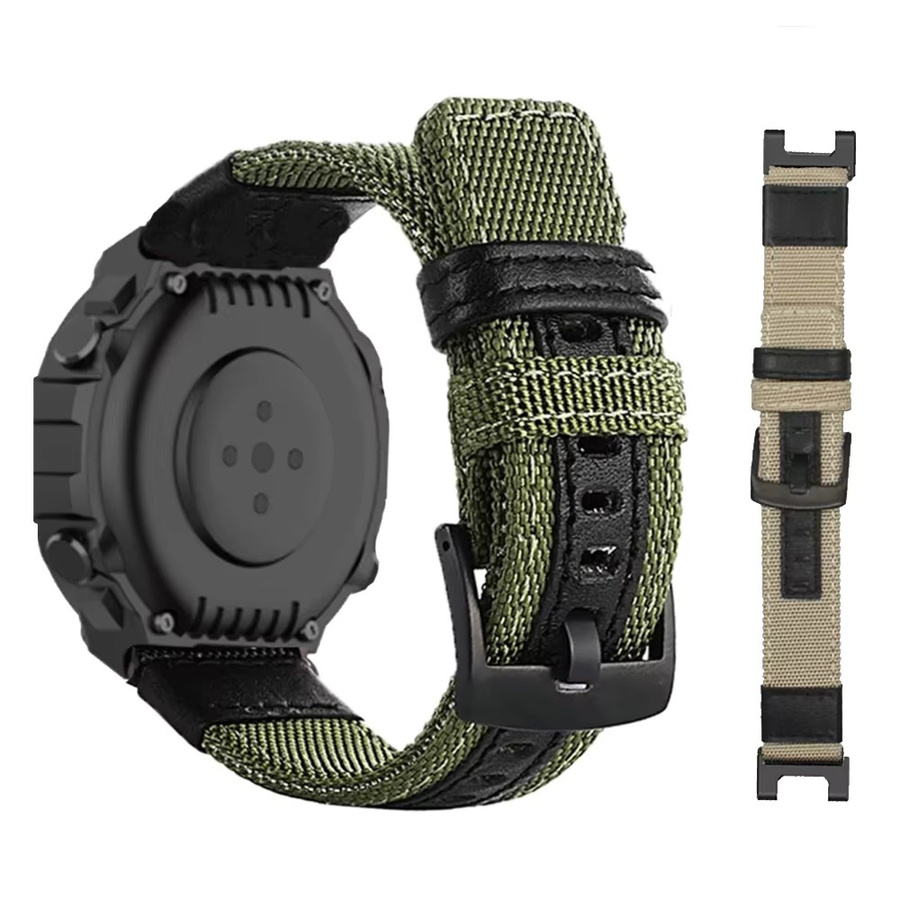 Uhrenarmband Nylon, Schwarz, Unisex - Bild 3