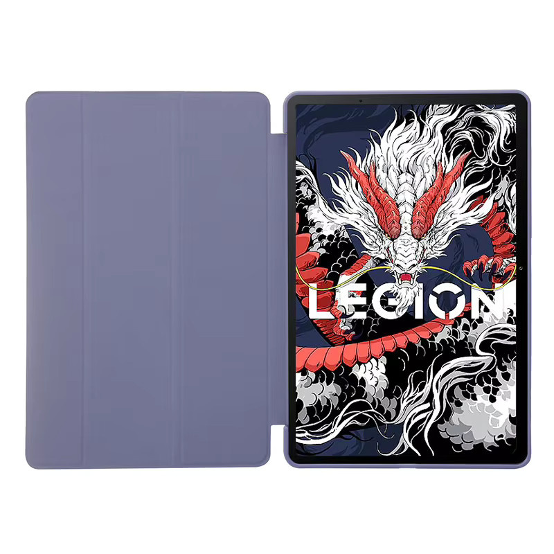 Lenovo Legion Y700 2025 Tablet Hülle aus PU Leder mit Trifold Standfunktion in Grau - Bild 3