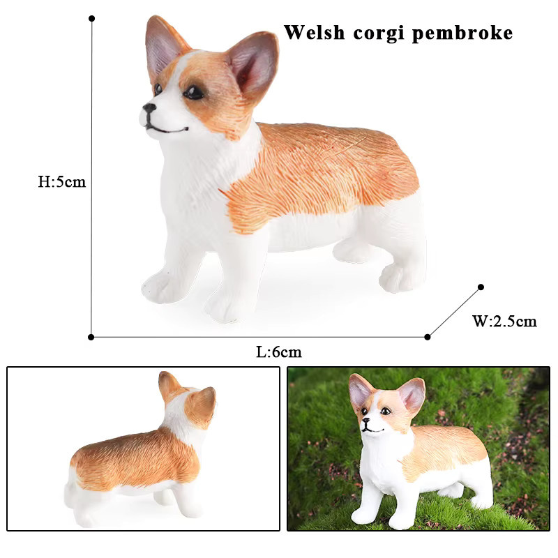 Oenux Hundetiere Welpenfiguren, Kunststoff - Bild 2