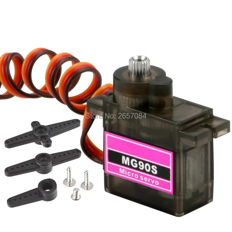 Real Hawk MG90S Mini Servo mit Metallgetriebe, 4-teiliges Set - Bild 2