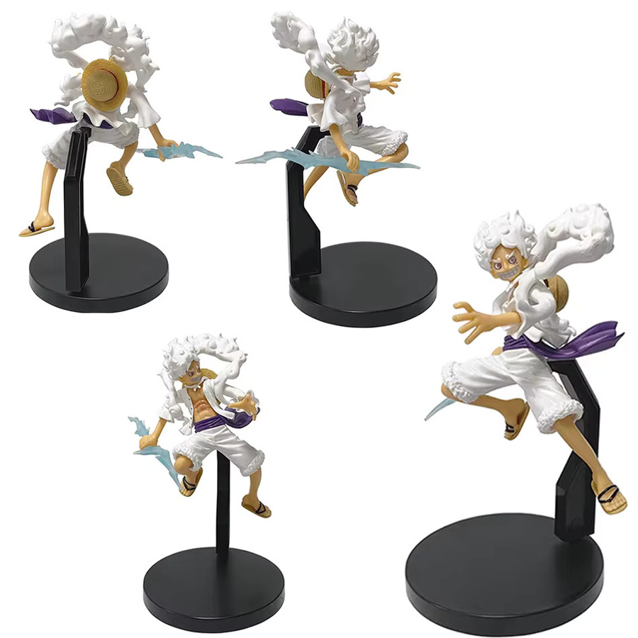 Bandai One Piece Monkey D. Luffy Gear 5 Actionfigur, 3-teiliges Set - Bild 3
