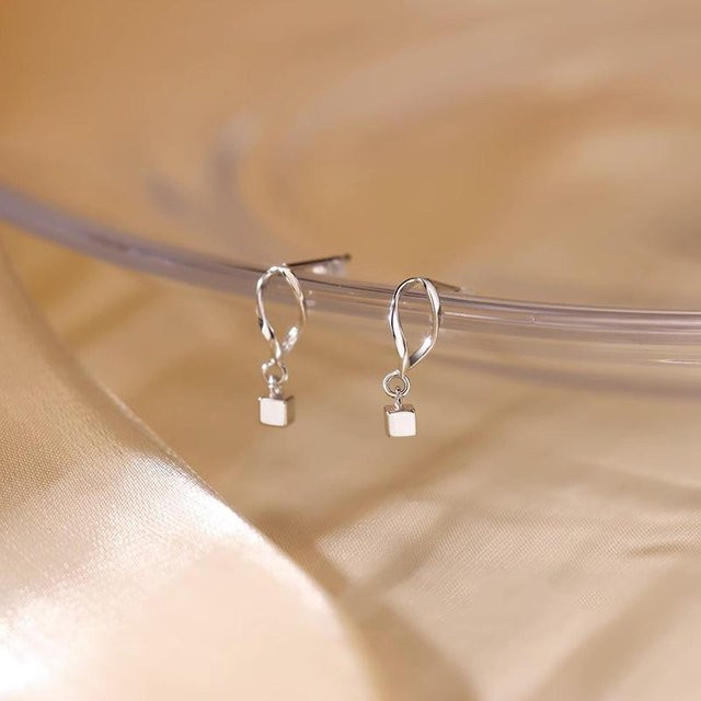 Lucky Star Jewelry Ohrstecker, quadratisch, Damen - Bild 1