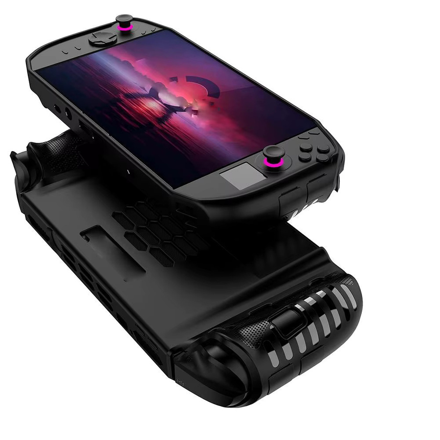 Ultradünne und weiche TPU-Schutzhülle mit integriertem Ständer für deine Lenovo Legion Go 2 Spielkonsole in Schwarz - Bild 5