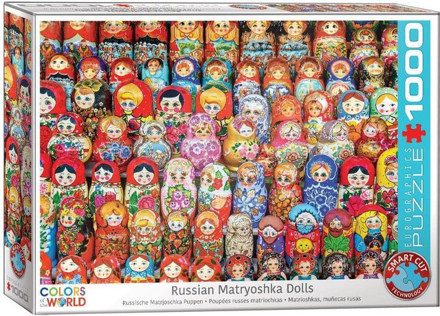 EuroGraphics Russische Matrjoschka Puppen, Puzzle, 1.000 Teile - Bild 1