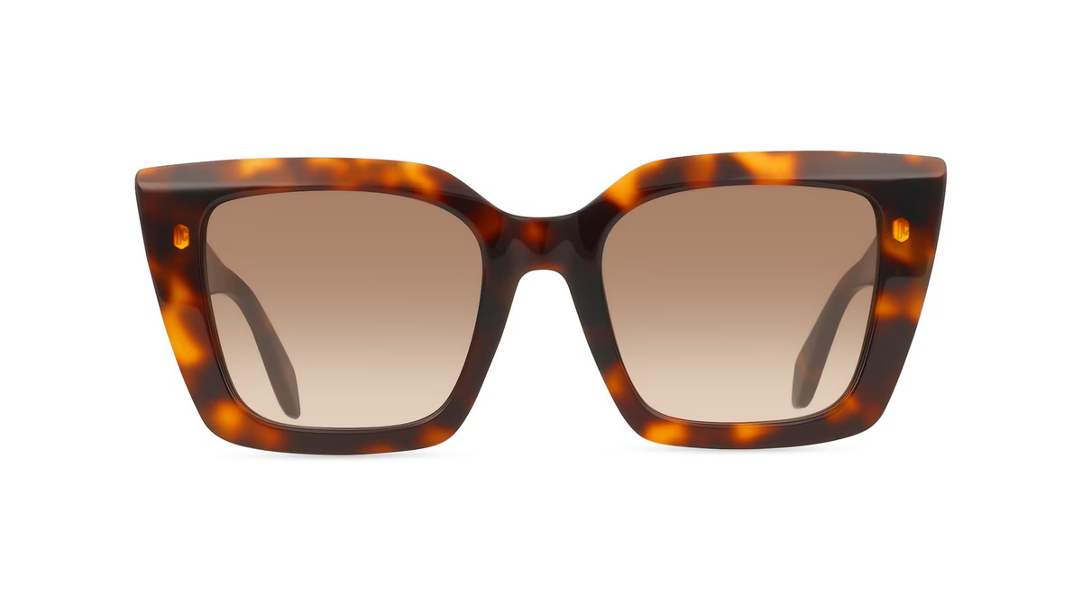 Just Cavalli SJC099 Sonnenbrille, Vollrand, Quadratisch, Acetat, braun, Damen - Bild 1