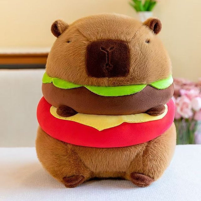 Yiran toy Capybara Plüschtier, Stofftier, 30cm, Braun - Bild 1