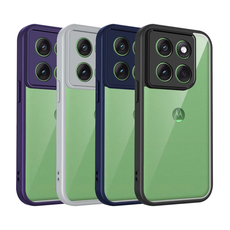 Schutzhülle für Motorola Moto G57 G67 G86 G06 Power mit Air-Kissen und matter Rückseite in Schwarz - Bild 3