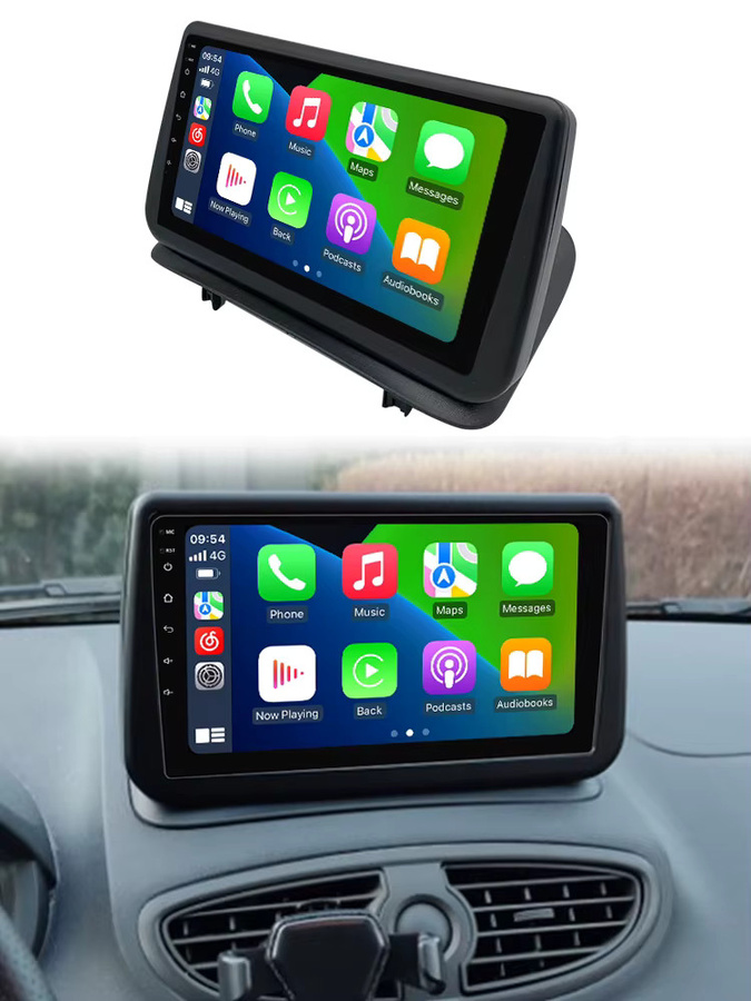 Navifly Autoradio für Renault Clio 3 (2006-2019) mit Wireless CarPlay, Android Auto, Bluetooth und GPS, 2DIN Multimedia Player in Schwarz - Bild 6