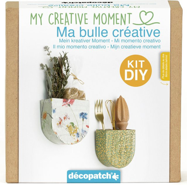 décopatch Bastelset Kreativer Moment Wandhalter aus Pappmachée - Bild 1